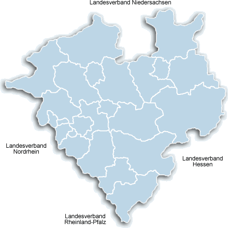 Karte LV Westfalen
